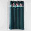 Distributeur Officiel Paris Prix Rideau à Œillets Caracas 140x240cm Bleu 11