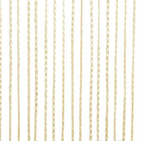 VIDAXL Rideau En Fils 2 Pcs 140 X 250 Cm Creme des prix incroyables 5