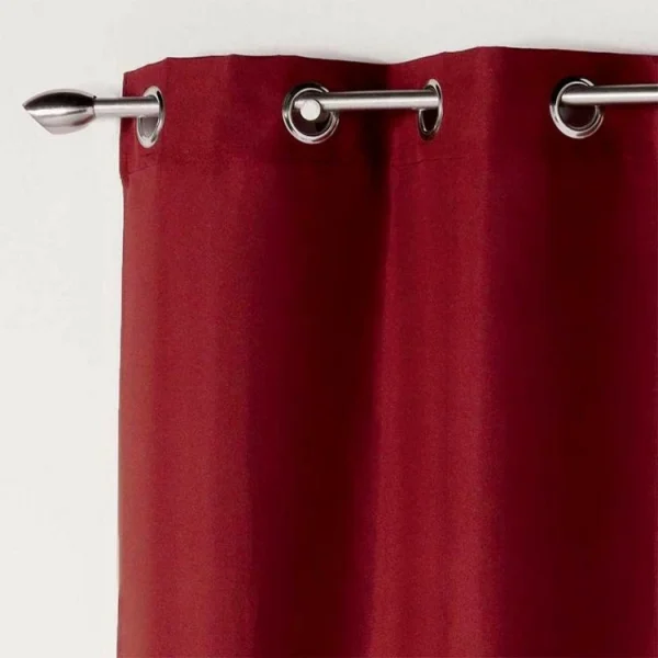achetez Paris Prix Rideau à Œillets Absolu 140x260cm Bordeaux 3