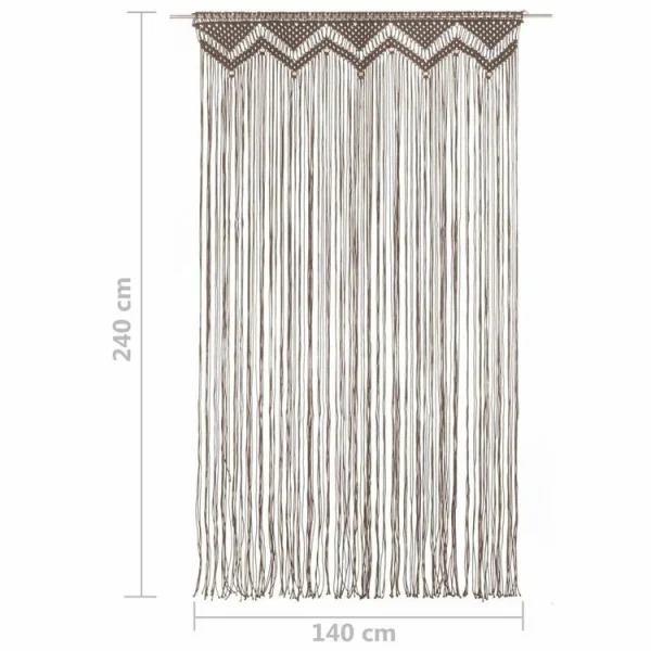 ATMOSPHERA Rideau En Polyester Modèle Léon – 140 X 260 Cm – Lin outlet soldes 4