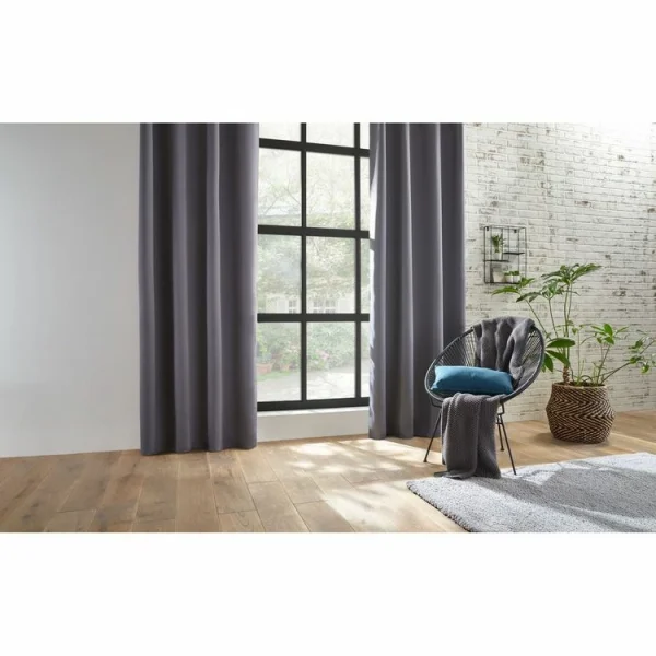 ATMOSPHERA Rideau Occultant – 140 X 260 Cm – Gris Foncé à prix imbattables 3