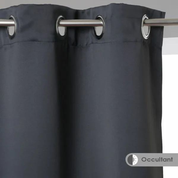 ATMOSPHERA Rideau Occultant – 140 X 260 Cm – Gris Foncé à prix imbattables 4