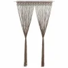 Retour Facile et Gratuit VIDAXL Rideau En Macrame Taupe 140×240 Cm Coton 16