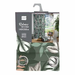 Paris Prix Rideau à Œillets Jardin Intérieur 140x260cm Vert magasins pour 10
