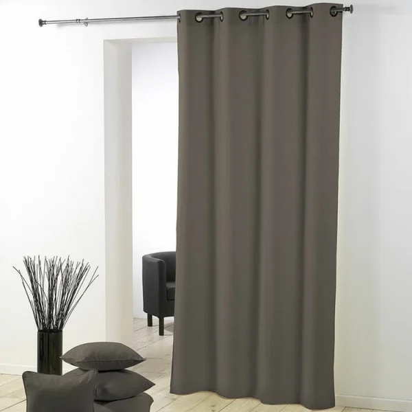 à prix d'occasion Paris Prix Rideau à Oeillets Essentiel II 140x260cm Taupe 1