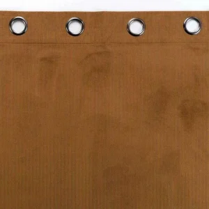 vente en ligne pas cher Paris Prix Rideau à Œillets Casual 140x260cm Camel 11