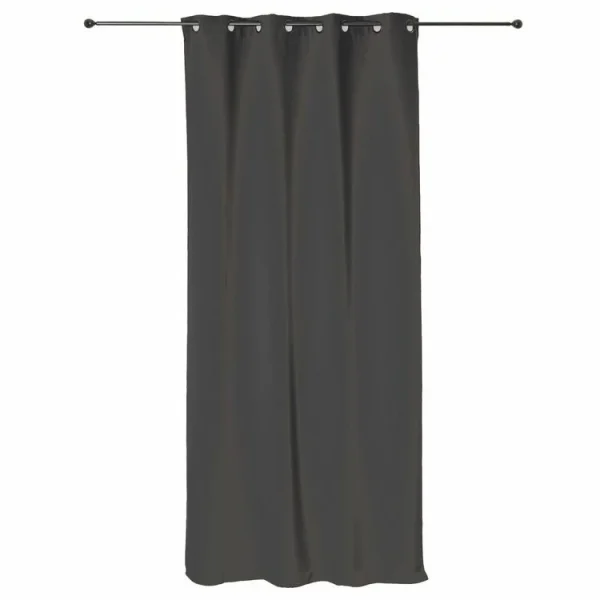 ATMOSPHERA Lot De 2 Rideaux Occultants Gris à œillets 135 X 240 Cm grand choix 1