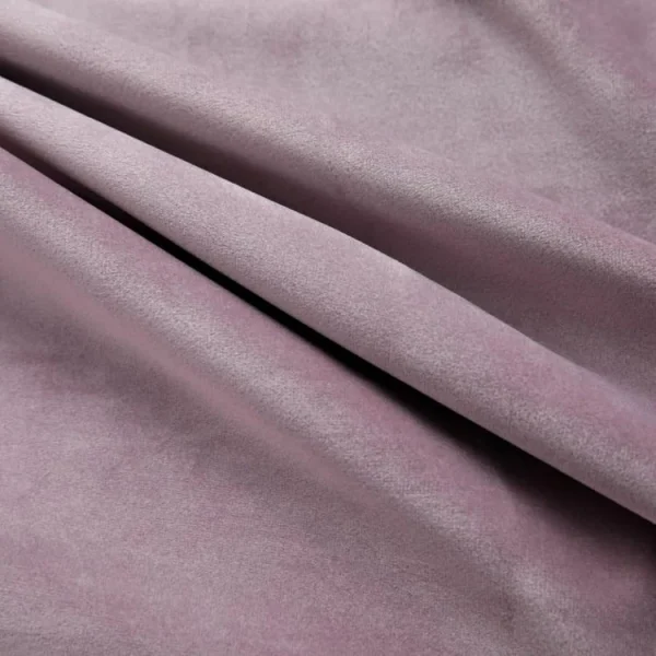 Retour Gratuit VIDAXL Rideau Occultant Avec Anneaux En Metal Velours Rose 290×245 Cm 4