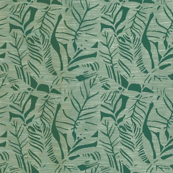 Pas Cher Magasin Soldes ATMOSPHERA Rideau Tissage Jacquard Folha – 140 X 260 – Vert Cèdre 4