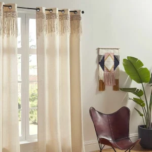 ATMOSPHERA Rideau à œillets 140×260 Macramé Ritual boutiqued en ligne 7