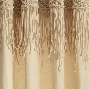 ATMOSPHERA Rideau à œillets 140×260 Macramé Ritual boutiqued en ligne 9