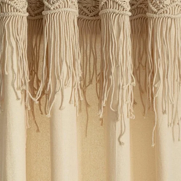 ATMOSPHERA Rideau à œillets 140×260 Macramé Ritual boutiqued en ligne 4