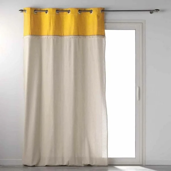 achetez Paris Prix Rideau à Œillets Cancun 140x240cm Jaune 1
