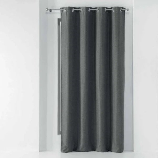 Paris Prix Rideau Occultant Chinea 135x280cm Anthracite économies garanties 1