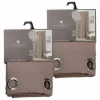 TOILINUX Lot De 2 Rideaux Isolants En Polyester – 140 X 260 Cm – Taupe vente luxe pas cher 17