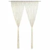 à prix très bas VIDAXL Rideau En Macrame 140×240 Cm Coton 14