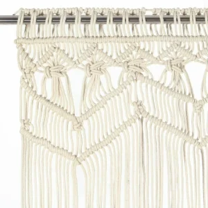 à prix très bas VIDAXL Rideau En Macrame 140×240 Cm Coton 11