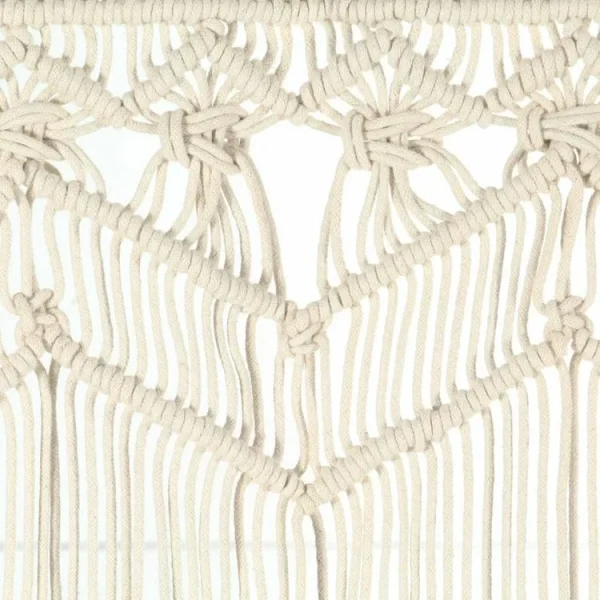 à prix très bas VIDAXL Rideau En Macrame 140×240 Cm Coton 5