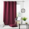 achat pas cher Paris Prix Rideau à Oeillets Essentiel 140x260cm Bordeaux 19