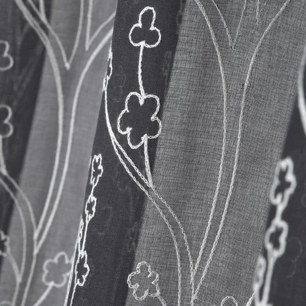 Lovely Casa Voilage à œillets 140×260 Cm Eulalie Anthracite magasin 5