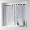 Paris Prix Paire De Voilages Chenilla 60x90cm Gris france en ligne 17