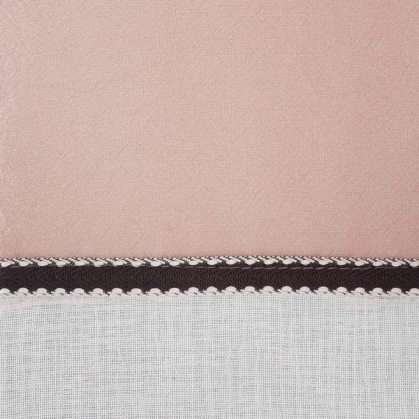 mode pas cher Paris Prix Rideau Voilage à Œillets Jolibel 137x240cm Rose 4