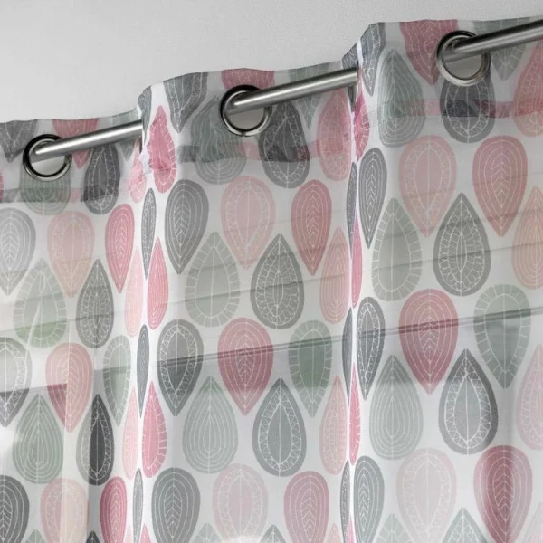vente en ligne pas cher Paris Prix Rideau Voilage Palpito 140x240cm Rose 3