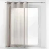 magasin en ligne Paris Prix Rideau Voilage à Œillets Camilla 140x280cm Lin 5