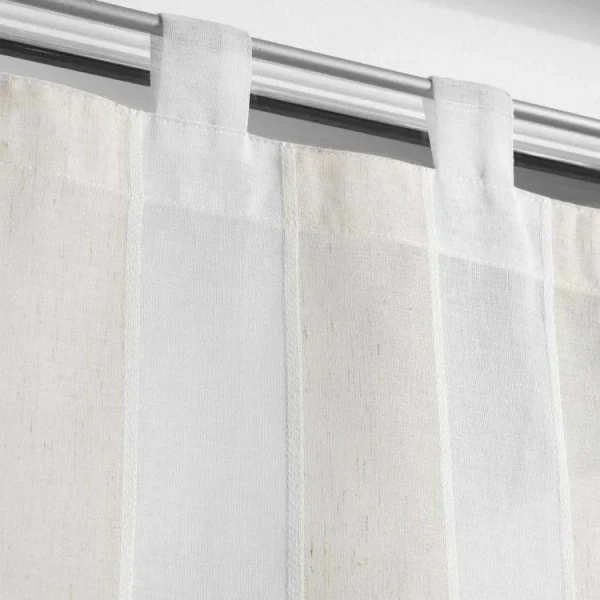 Paris Prix Paire De Voilages Palaos 60x120cm Naturel magasin pour 3