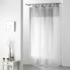 Paris Prix Rideau Voilage Duo 140x240cm Blanc & Gris soldes en ligne 11