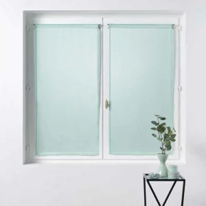 Paris Prix Paire De Voilages Sandra 60x160cm Menthe remise en ligne 10