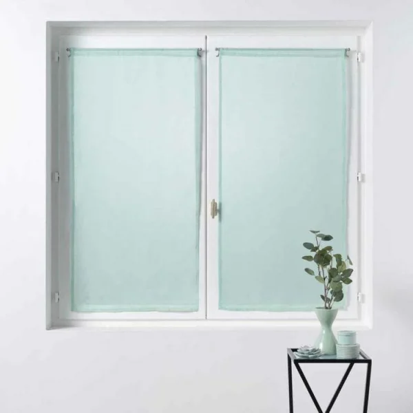 Paris Prix Paire De Voilages Sandra 60x160cm Menthe remise en ligne 4