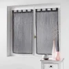 Paris Prix Paire De Voilages Filiane 90x90cm Anthracite boutique en france 16