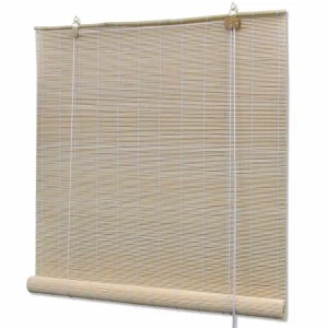 VIDAXL Stores A Rouleau Bambou Naturel 2 Pcs 120 X 160 Cm REMISE allant jusqu. 10