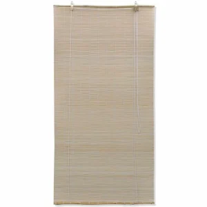 VIDAXL Stores A Rouleau Bambou Naturel 2 Pcs 120 X 160 Cm REMISE allant jusqu. 12