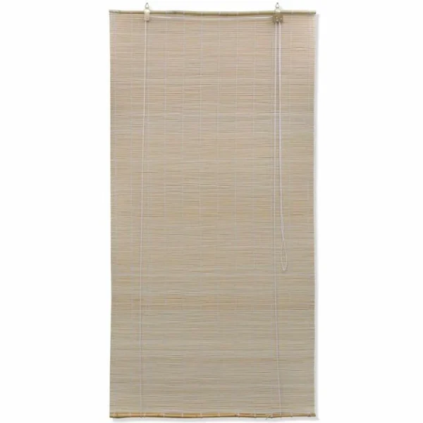 VIDAXL Stores A Rouleau Bambou Naturel 2 Pcs 120 X 160 Cm REMISE allant jusqu. 4