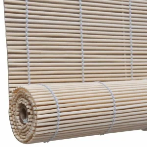 VIDAXL Stores A Rouleau Bambou Naturel 2 Pcs 120 X 160 Cm REMISE allant jusqu. 14