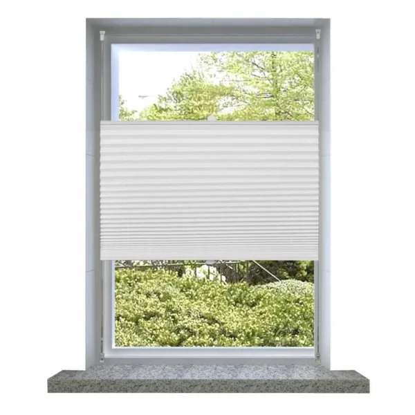 à prix imbattables VIDAXL Store Plisse 70×150 Cm Blanc 1