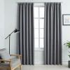 qualité d’originales VIDAXL Rideaux Occultants Avec Crochets 2 Pcs Gris 140×245 Cm 11
