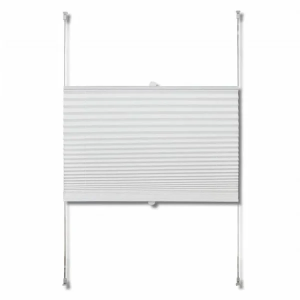 à prix imbattables VIDAXL Store Plisse 70×150 Cm Blanc 5