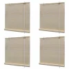 VIDAXL Stores A Rouleau Bambou Naturel 4 Pcs 120 X 160 Cm magasins pas chers 22