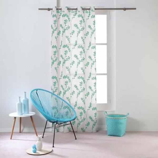 Paris Prix Rideau Voilage Kinéo 140x240cm Menthe mode pas cher 1
