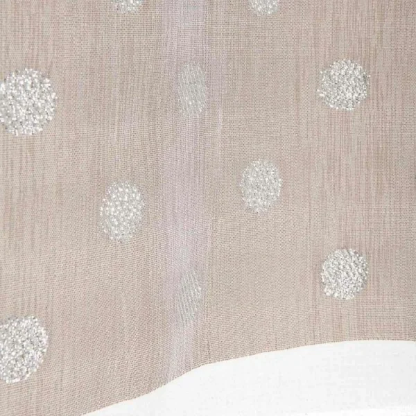 soldes luxe Paris Prix Rideau Voilage à Œillets Minnie 140x240cm Taupe 3