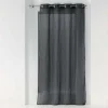 achetez Paris Prix Rideau Voilage à Œillets Zazy 140x240cm Anthracite 5
