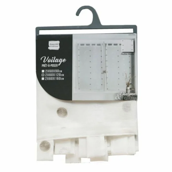 VIDAXL Rideau Fin Blanc 140×225 Cm 2 Pcs nouveau produit 6