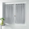 Paris Prix Paire De Voilages Orion 60x160cm Gris luxe soldes 16