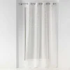online boutique Paris Prix Rideau Voilage à Œillets Mélusine 140x240cm Blanc 8