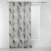 mode tendance Paris Prix Rideau Voilage à Œillets Tounsy 140x240cm Gris 10