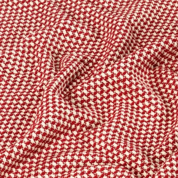 VIDAXL Couverture En Coton 220 X 250 Cm Rouge grande popularité 5