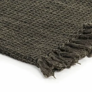 VIDAXL Couverture En Coton 160 X 210 Cm Anthracite/Marron l'unique style 14